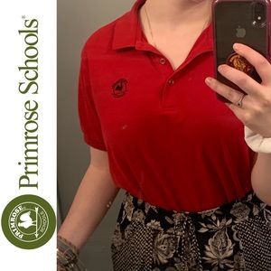 Primrose Schools Red Polo Shirt